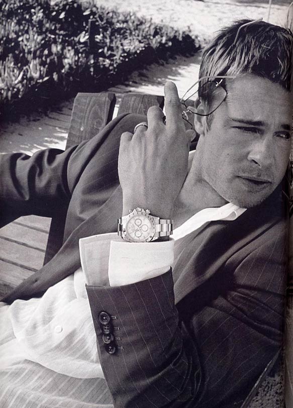 Брэд Питт. Реклама для Rolex, 2001